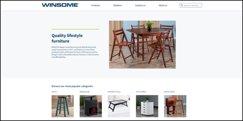 winsome homepage